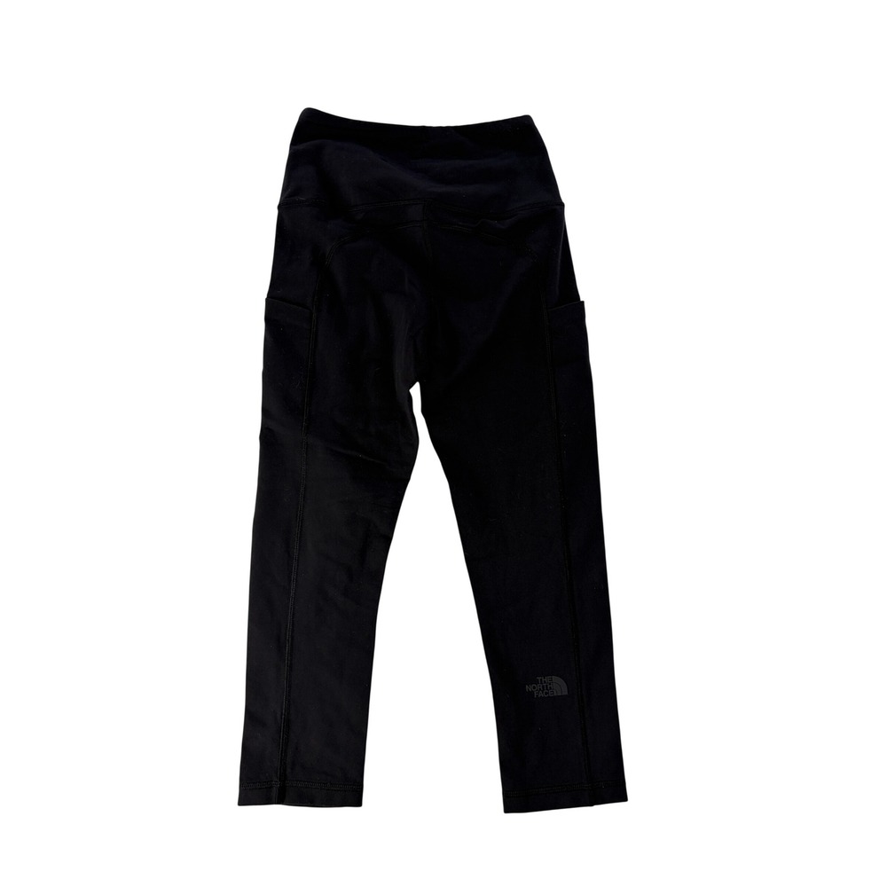 The North Face Leggings Womens Small Motivation Crop High-Rise Pockets Black